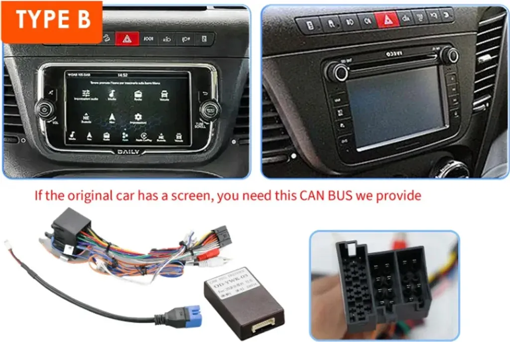 Faisceau de câblage autoradio Type B compatible Universal Double Din