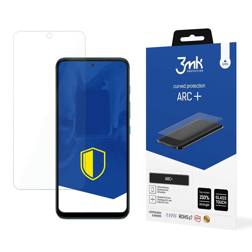 Motorola Moto G71 5G - Proteggi Schermo 3mk Arc+ (Kit Completo)