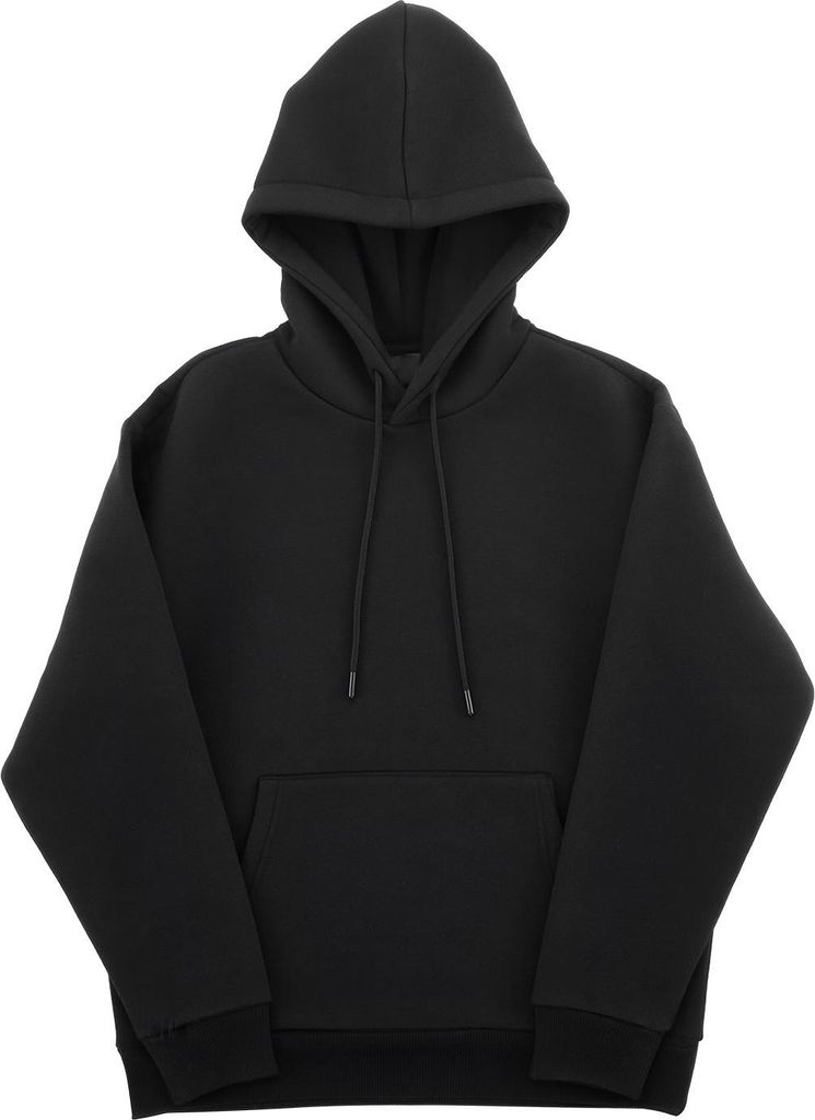 Damen Kapuzenpullover - Hoodie - Weiches Fleece - Warm und Hautfreundlich - Langärmlig - Kängurutasche - Für Herbst und Winter - Schwarz