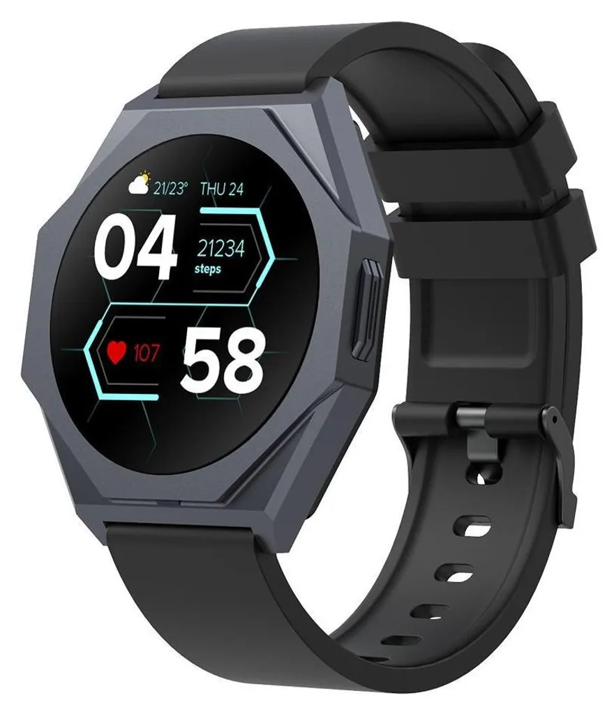 Montre Connectée Canyon Otto SW-86 Noir : Tracker d'Activité Complet