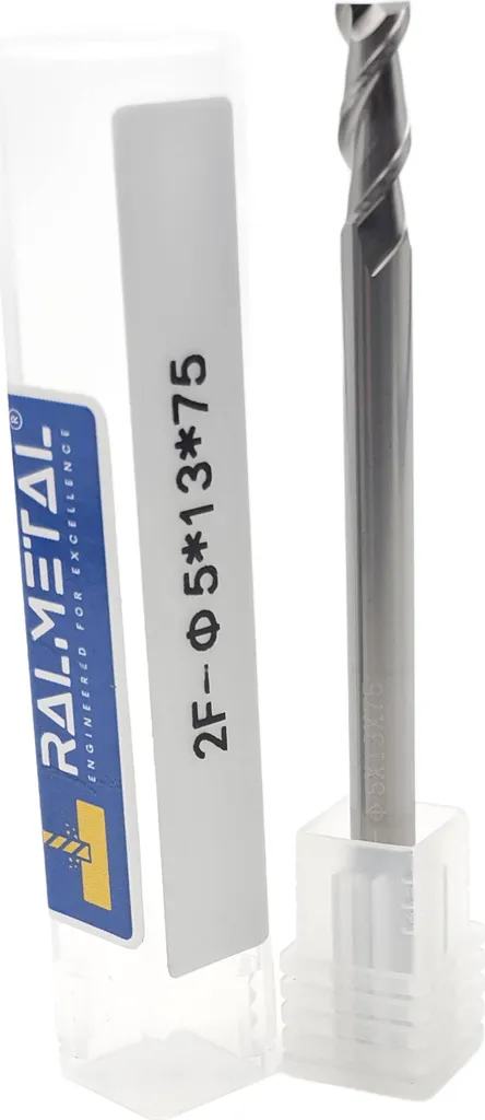 Évitez les copeaux collés avec cette fraise alu VHM 2 dents 5x13x75 mm