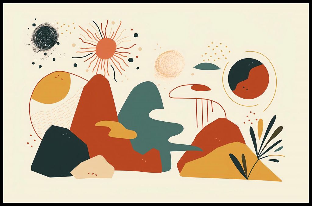 Plakat 91,5x60cm Farbenkosmos
