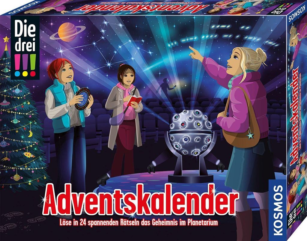 KOSMOS Die drei !!!- Adventskalender 2025 Produktbild 