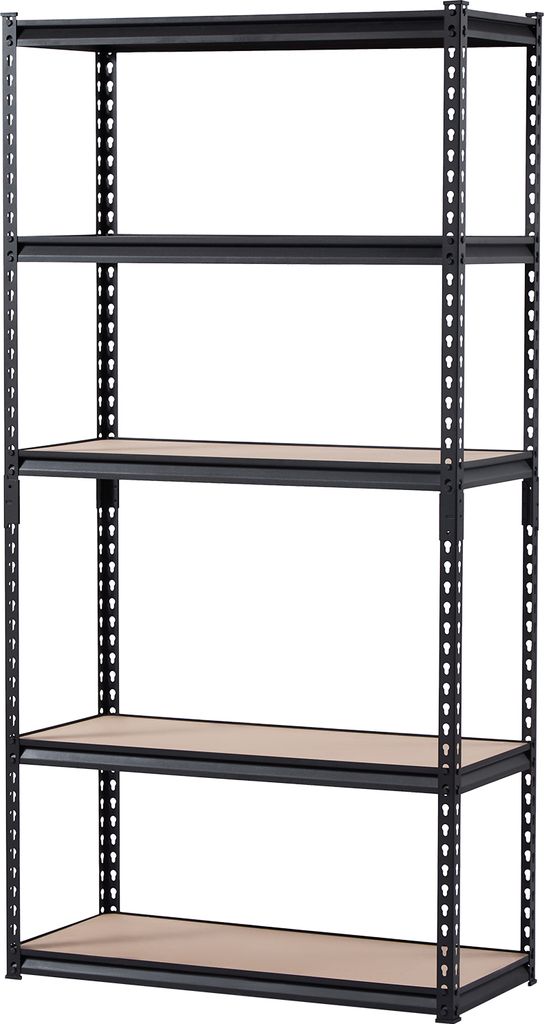 SucceBuy-Lagerregale, 16" T x 36" B x 71,4" H, 5-stufiges Garagenregal