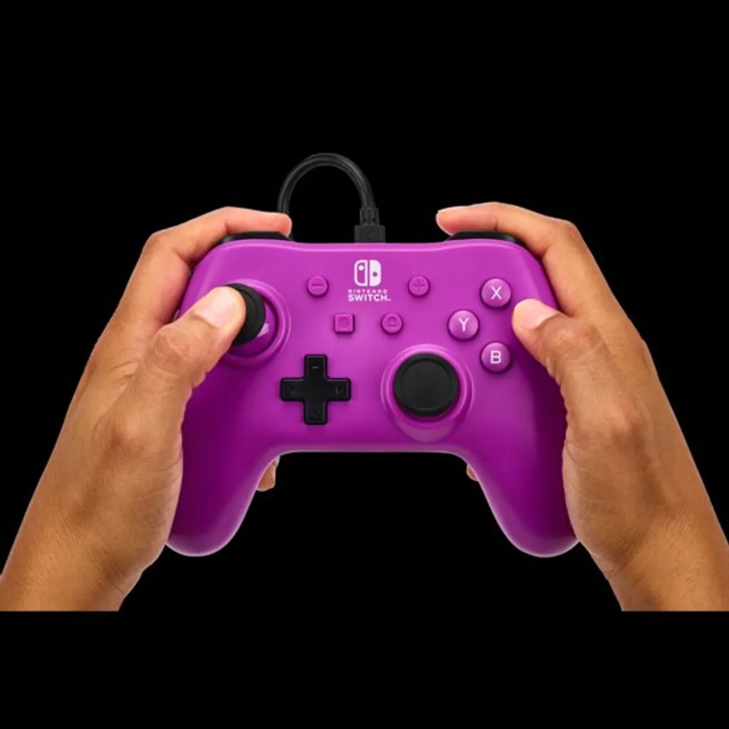 Manette Gamepad Analogique Violette USB pour Console Nintendo Switch - 9