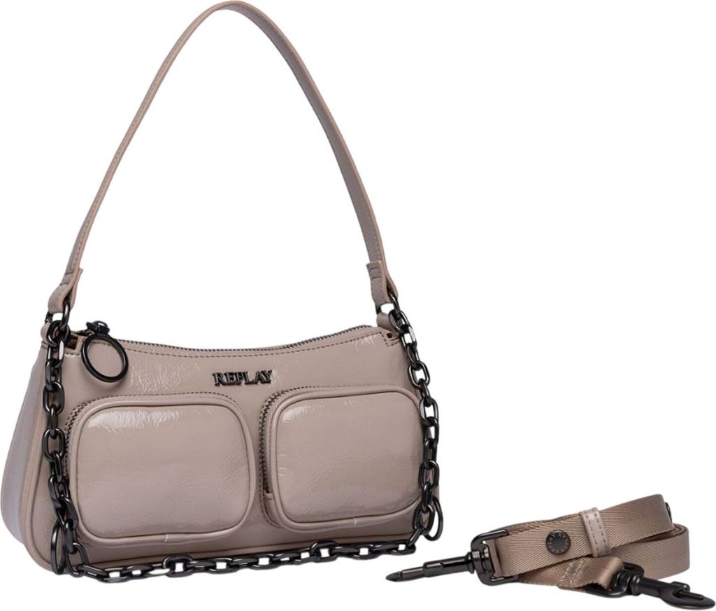 REPLAY Schultertasche Umhängetasche Shoulder Bag Moon Light altrosa