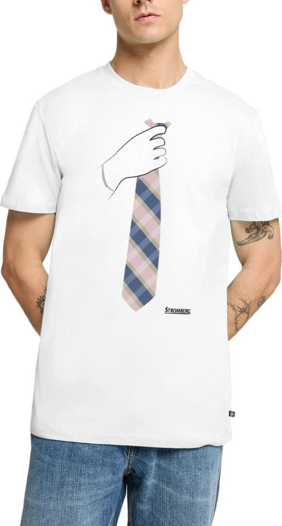 Spreadshirt Stromberg - Bernd Stromberg Kostüm Karneval Männer Premium T-Shirt, XL, Weiß