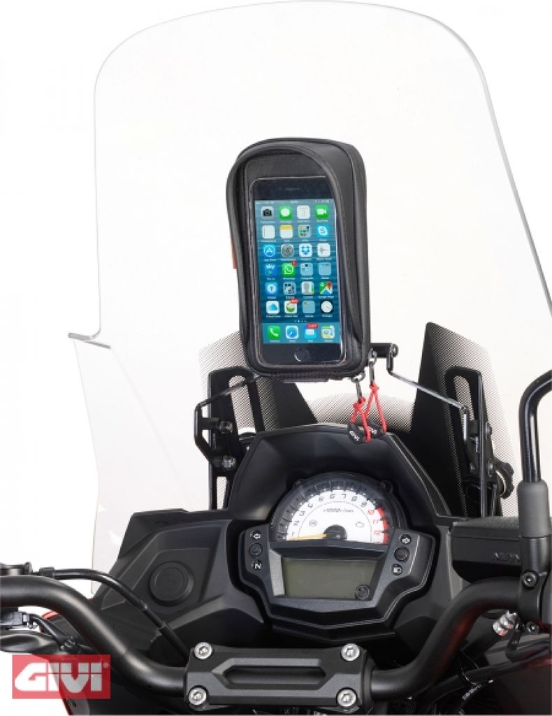 Halterung GiVi zur Montage am Windschild für Navi für Kawasaki Versys 650