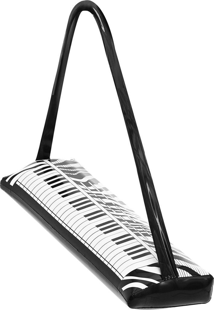 Gummi Klavier 80er Jahre Party E-Piano mit Gurt