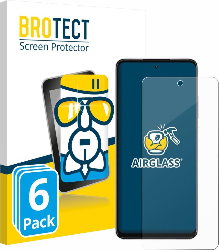 6x BROTECT Schutzglas für Oppo A5x 4G Schutzfolie Panzer Folie Glas Display Schutz klar