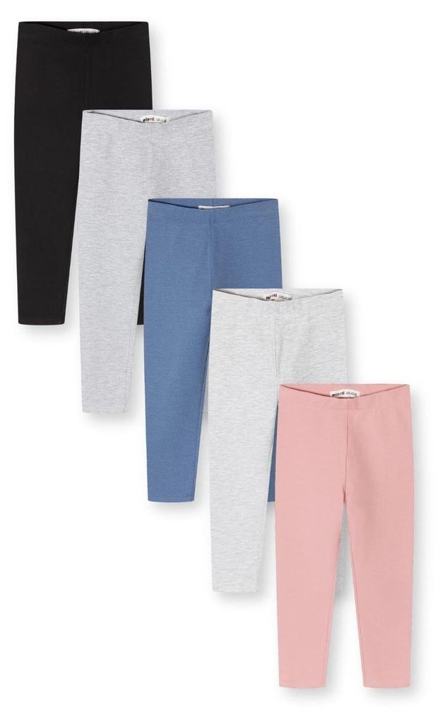 Minoti Leggings Baumwolle elastisch Schwarz Gr. 152 für Mädchen