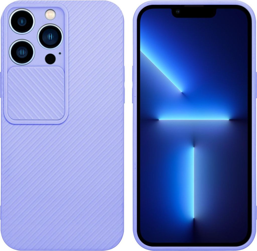 Cadorabo Hülle für Apple iPhone 13 PRO Schutz Hülle in Lila Produktbild 