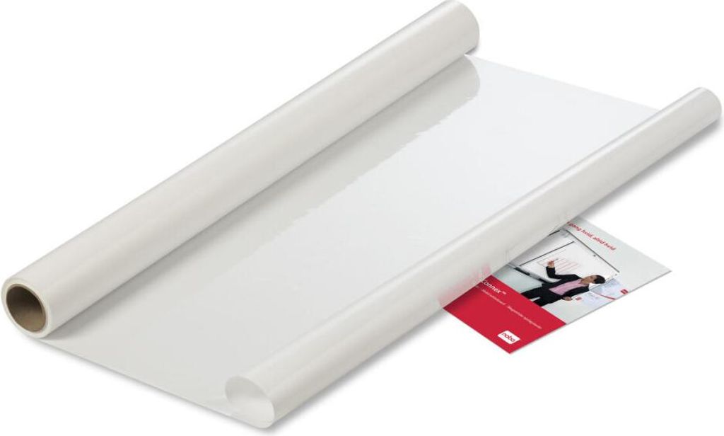 nobo Weißwandtafel Rolle Instant 600 x 800 mm weiß blanko 25 Blatt auf Rolle
