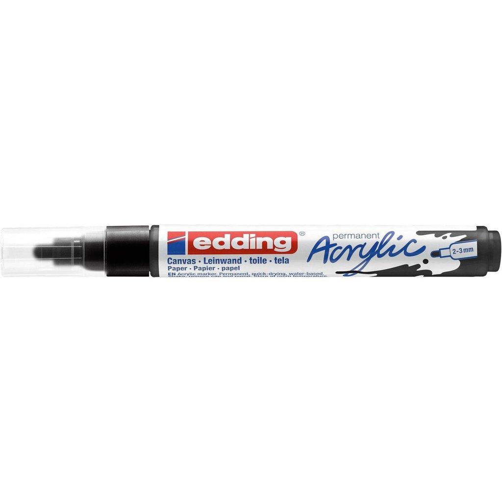 EDDING Acrylic Marker 5100 mittel schwarz Immagine del prodotto 