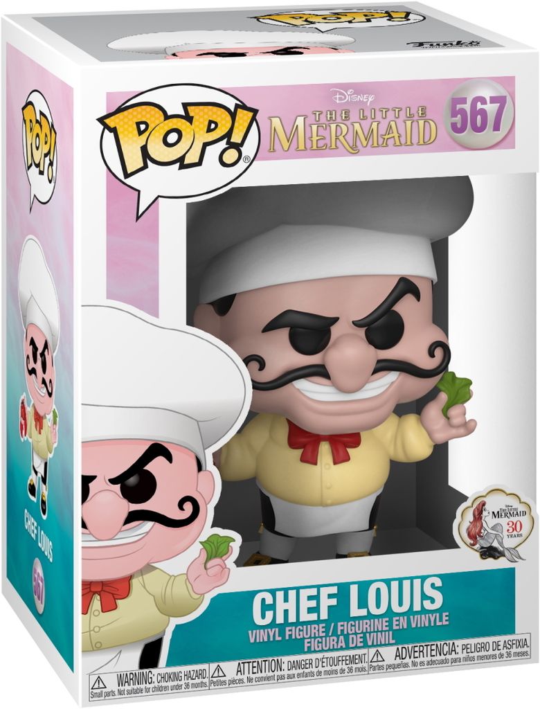 The Little Mermaid - Chef Louis 567 - Funko Pop! - Vinyl Figur