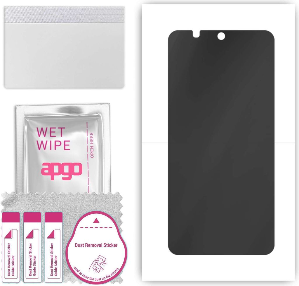 apgo Hydrogel Blickschutzfolie, Matt, kompatibel mit Ulefone Armor 8, Privacy Displayschutzfolie, Schutzfolie mit Positionierhilfe, Anti-Spy, kratz...