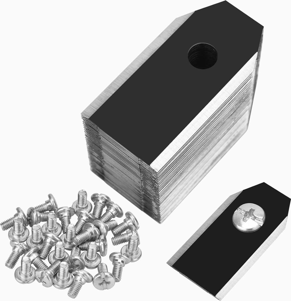 Titan Messer Klingen Set, 30 Stš¹ck Universal M?hroboter Ersatzmesser Ersatzklingen + 30 Schrauben fš¹r alle Husqvarna Automower Gardena M?hrob...