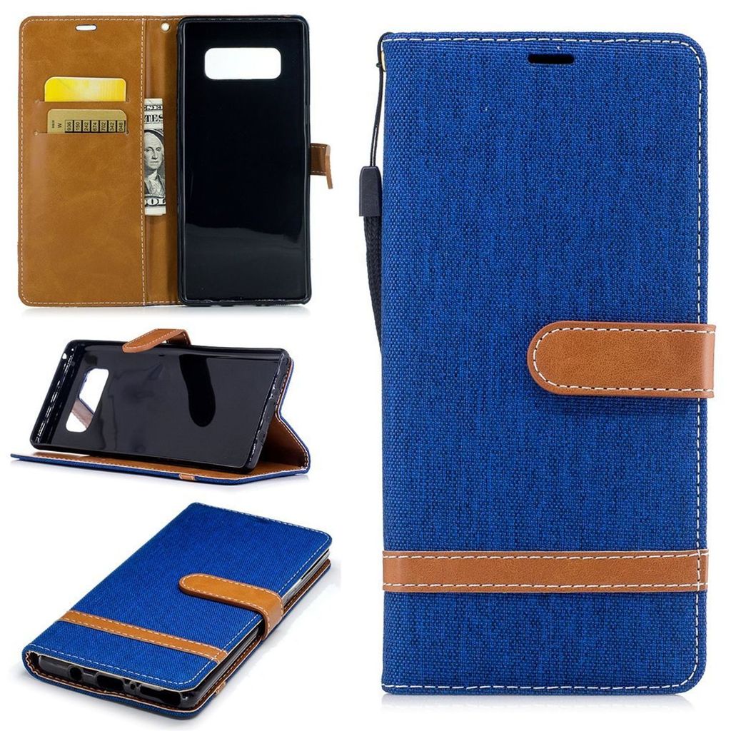 Custodia in jeans per Samsung Galaxy Note 8, cover Immagine del prodotto 