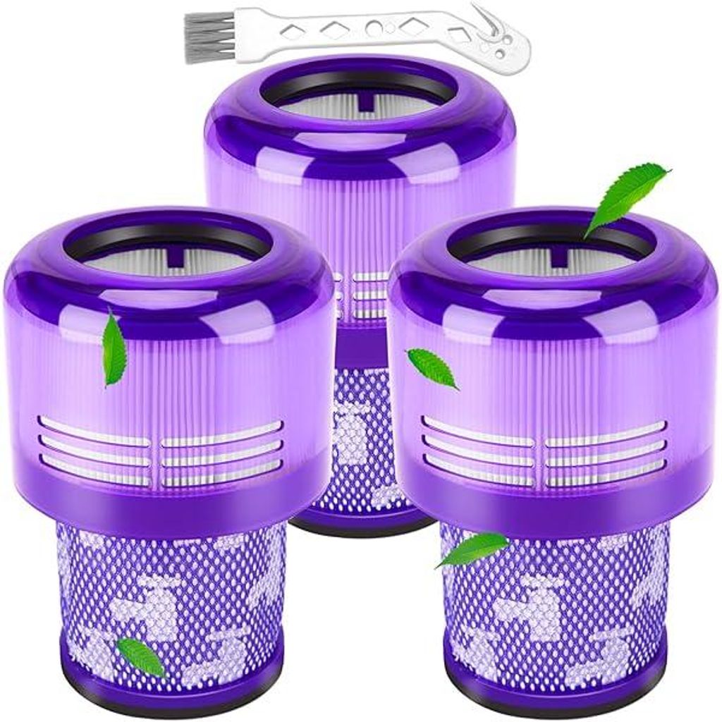 Filter für Dyson V11, 3 Pack Vakuumfilter Ersatz für Dyson V11 V15 SV14 SV17 SV22 Detect Animal Absolute Extra Pro Torque Drive Akku Staubsauger,...