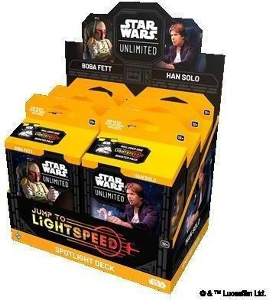 Pack Star Wars Unlimited Saut à la Lumière pour Débuter et Jouer Direct