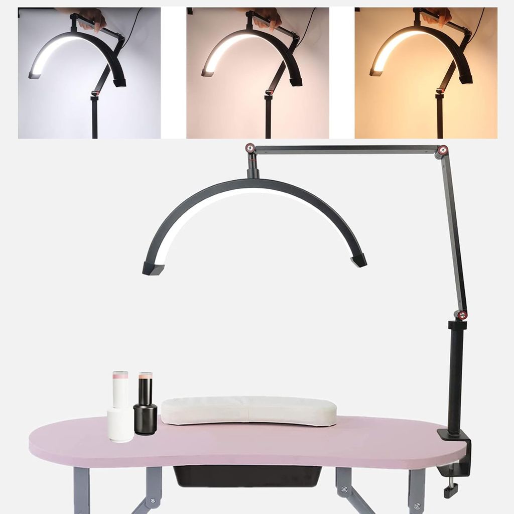20W Boden-LED-Videoleuchte, 3000K-6000K, 360° Drehbar, Produktbild 