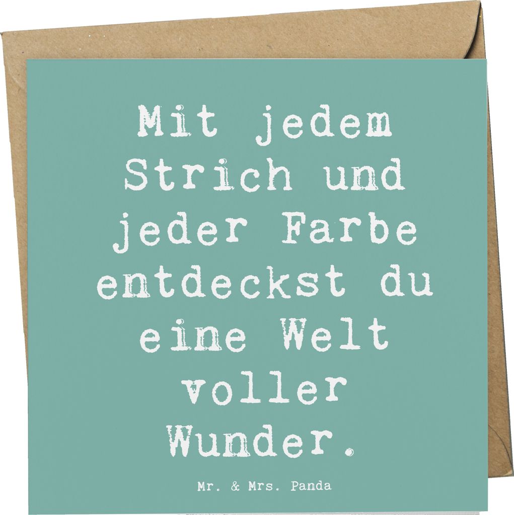 Mr. & Mrs. Panda Grußkarte Spruch Die Freude an der Produktbild 