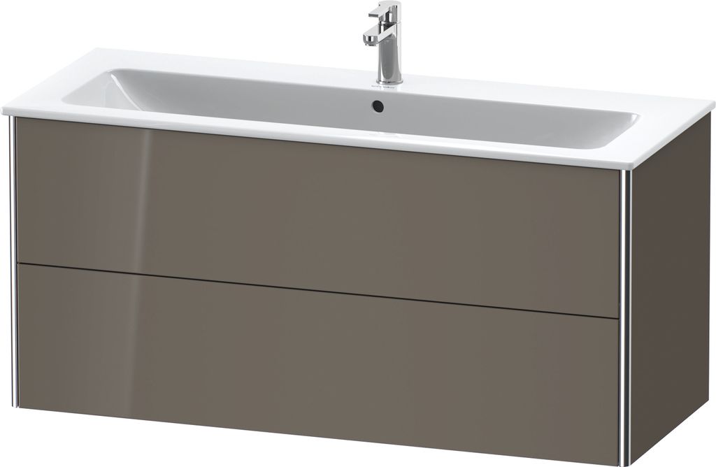 Duravit XSquare Waschtischunterbau wandhängend, 2 Schubkästen, 1210x560x478mm, XS417408989