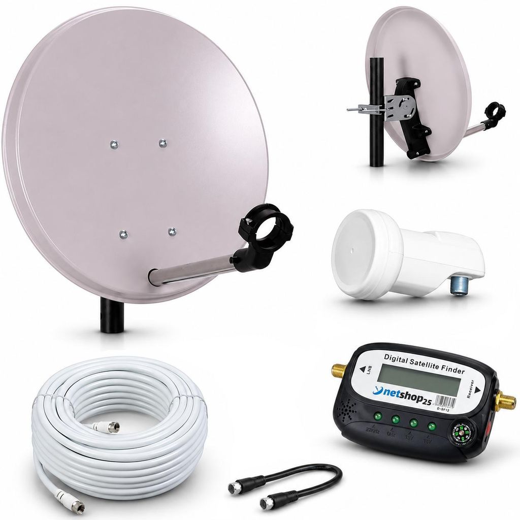 Camping SAT Anlage mit SAT-FINDER – 40cm SAT-Spiegel inkl. Produktbild 