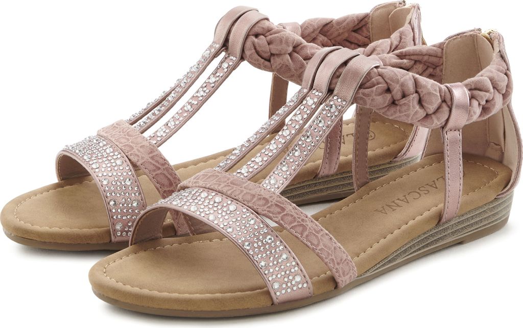LASCANA Sandale rose Größe 39
