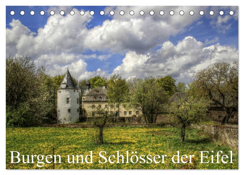 Burgen und Schlösser der Eifel (Tischkalender 2027 DIN A5 quer), CALVENDO Monatskalender