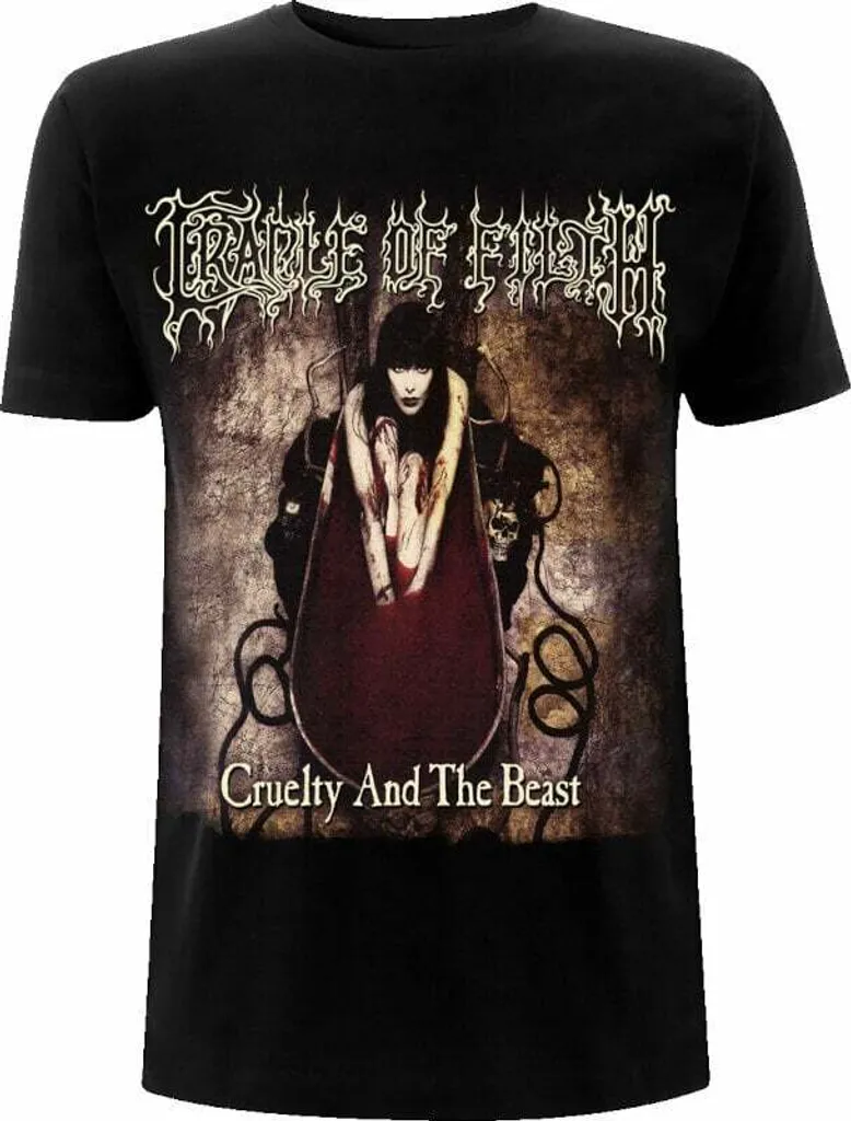 Haut de Musique Cradle Of Filth Cruelty & Beast T-shirt Metal Noir L