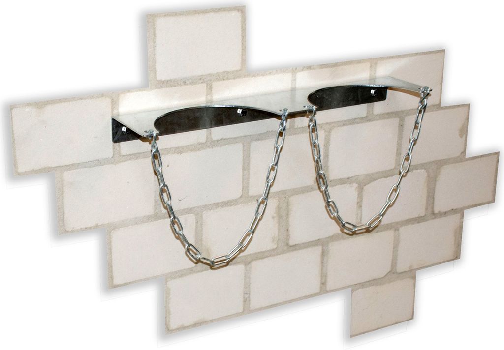 Bauer Gasflaschen-Wandhalterung GWH 140-II, feuerverzinkt für 2 Flaschen 320mm