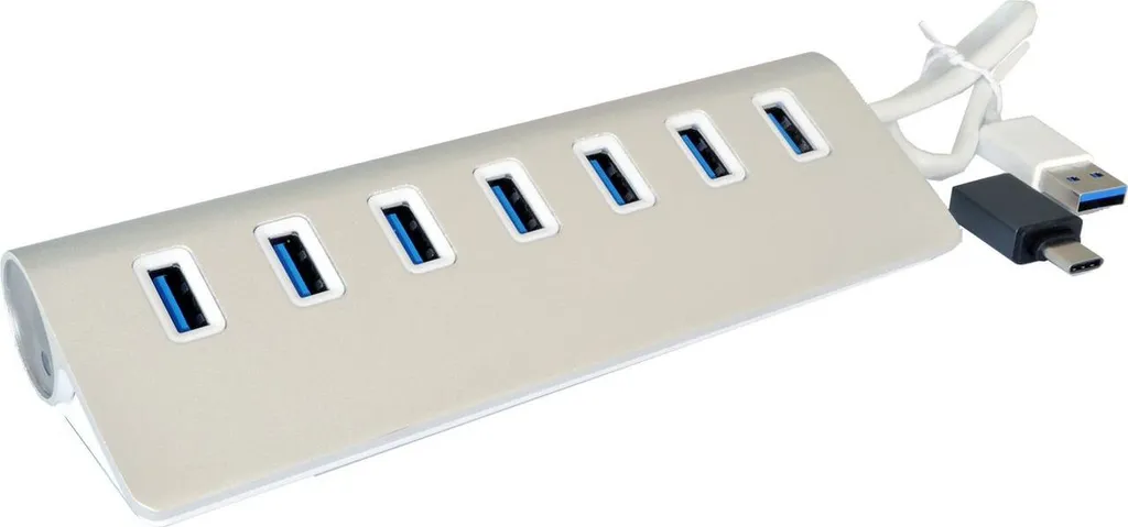 Hub USB EX-1137 : Solution pour manque de ports USB 3.2 Blanc Rapide