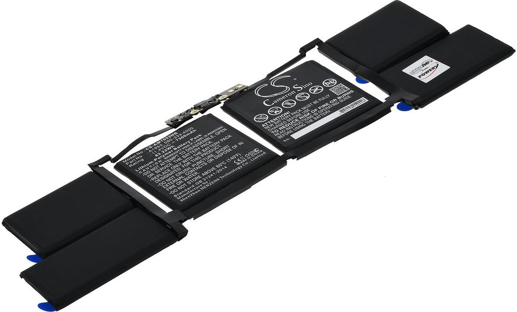 Akku für Laptop Apple MacBook Pro 15 inch TOUCH BAR A1990 Mid-2018