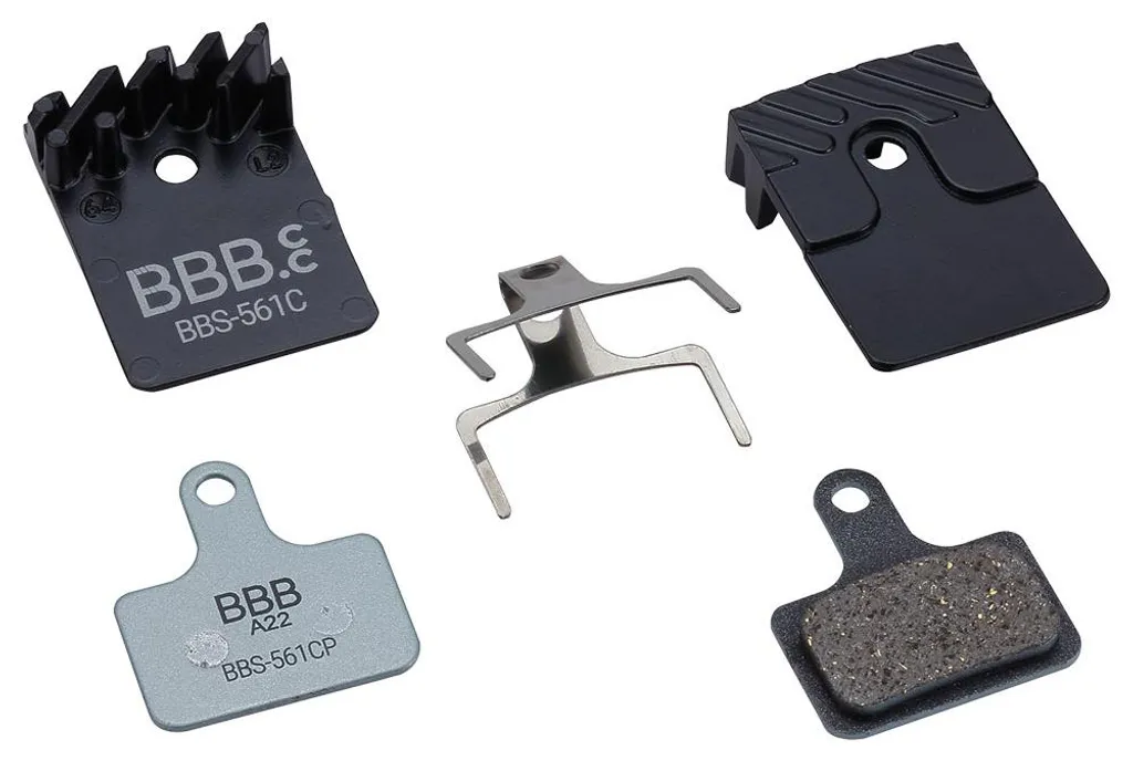 Plaquettes de frein disque Shimano BBB BBS-561C avec ailettes