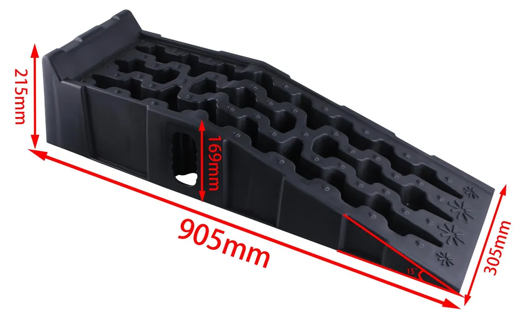 Rampe pour vidange voiture 215 mm de haut pour accès facile sous châssis