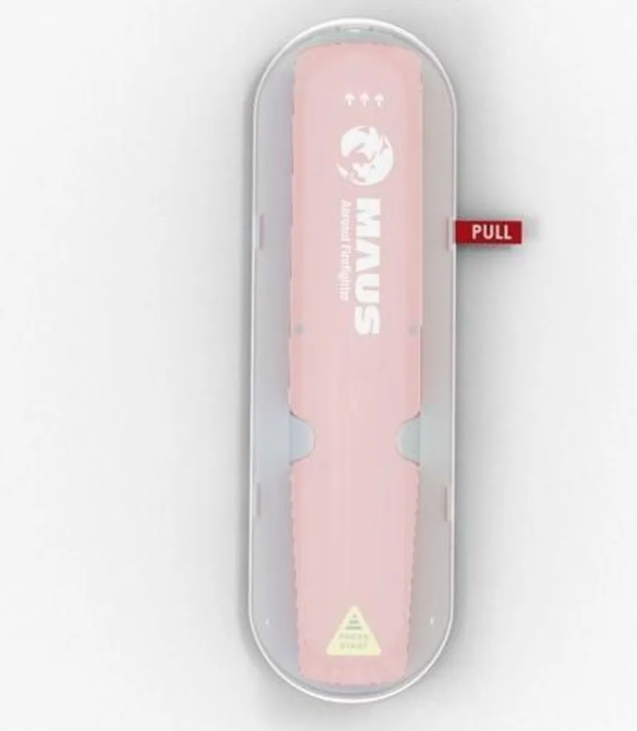 Supporto a Parete Elegante DieMaus 1401-1-EN per Estintore Xtin Klein