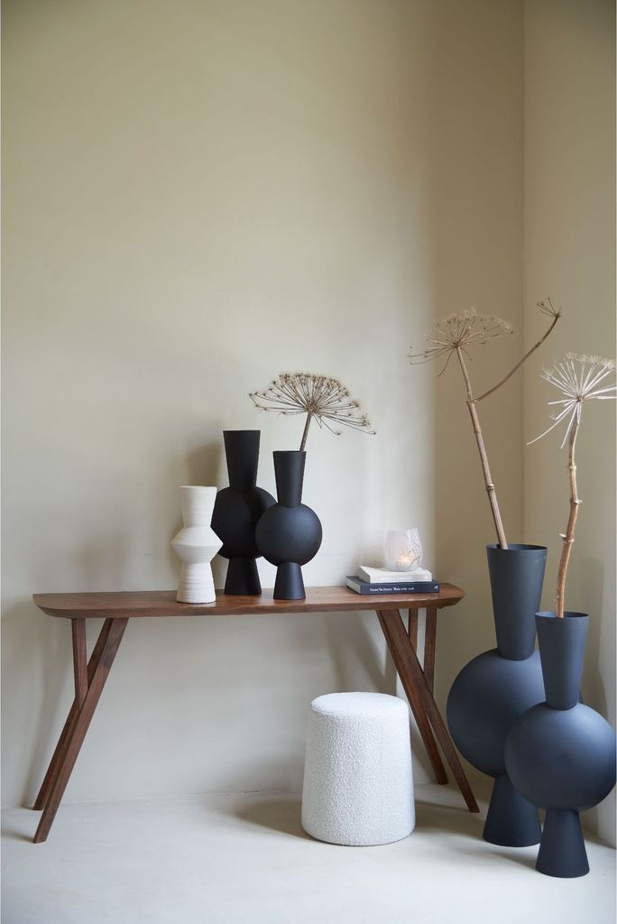 Light & Living - Vase KAVANDU - 37,5x22x81cm - Schwarz Produktbild 2