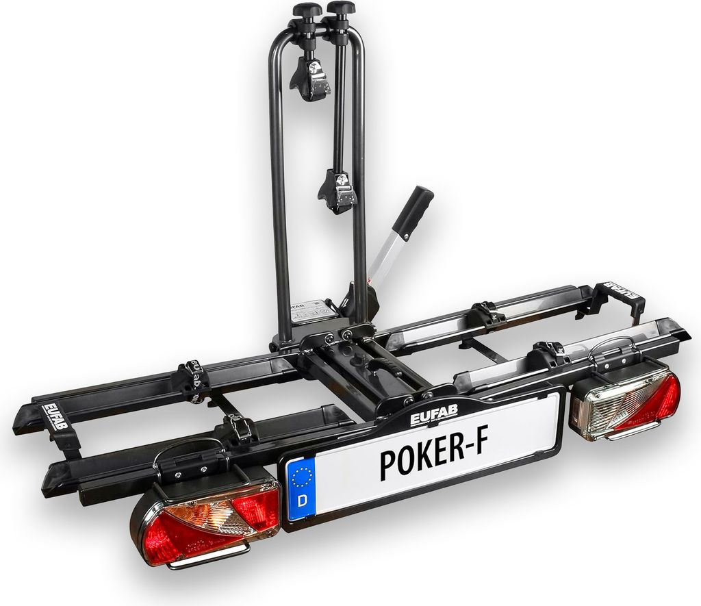 EUFAB  Fahrradträger: Kupplungsträger 'Poker-F' klappbar, Produktbild 