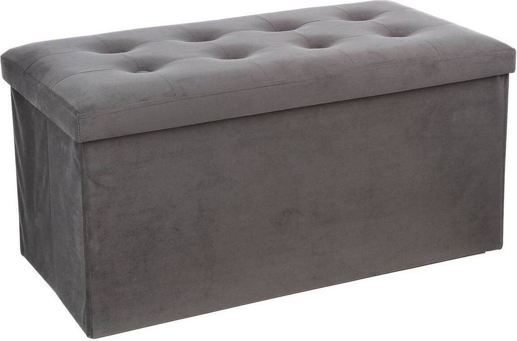Duża pufa ze schowkiem, 76 x 38 x 38 cm Zdjęcie produktu 