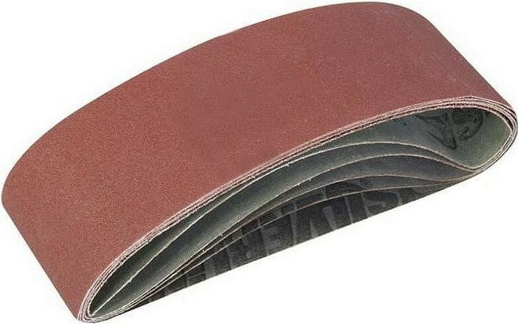 Set mit 5 verschiedenen Schleifbändern 75 mm x 533 mm für Schleifmaschinen