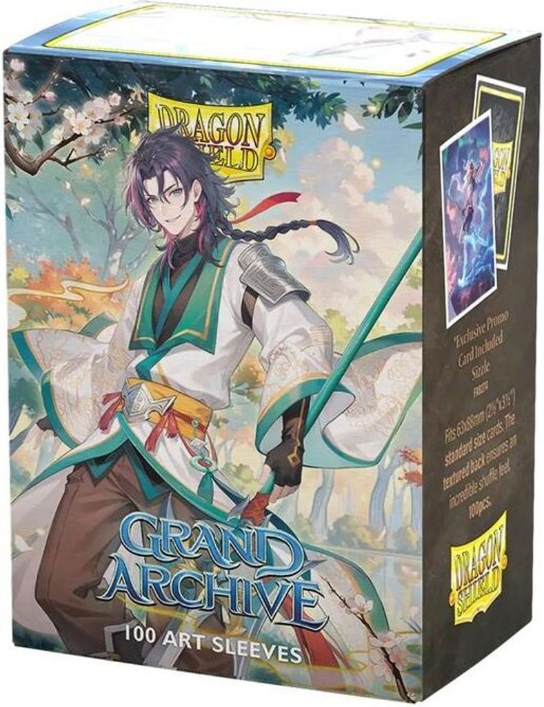 100 Dragon Shield Matte Art Sleeves - Grand Archive - Jin, Fate Defiant #16126