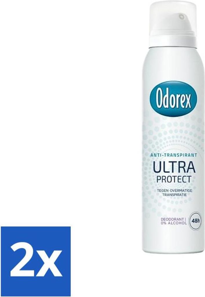 Odorex - Deodorant Spray - Ultra Protect - Extra Stark - 150 ml - Vorteilspack - 2 Stücke