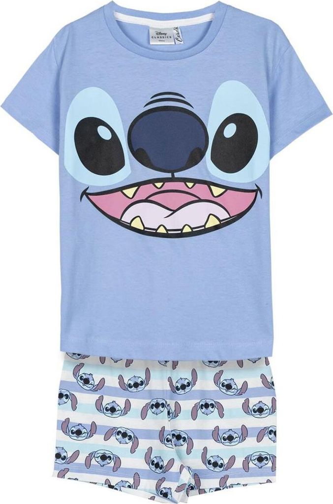 Schlafanzug Für Kinder Stitch Blau - 10 Jahre Produktbild 