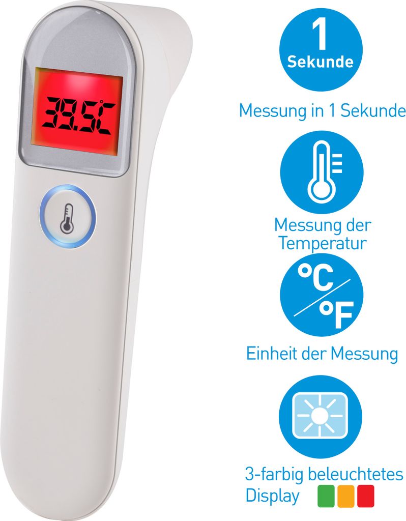 Grundig ED-48653: termometr cyfrowy 3 w 1 na podczerwień Zdjęcie produktu 6