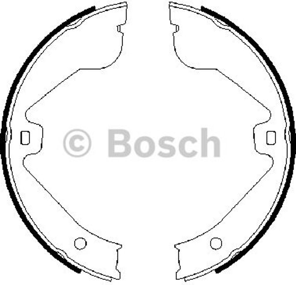 Bosch Bremsbackensatz, Feststellbremse 0 986 487 705