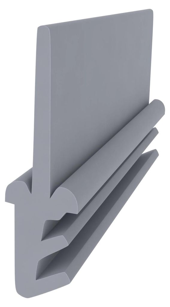 Dachfensterdichtung für Roto Dachflächenfenster - Grau - 6 Meter - 19 mm Höhe - Dichtung für Dachfenster - zuverlässig gegen Zugluft und Feuch...