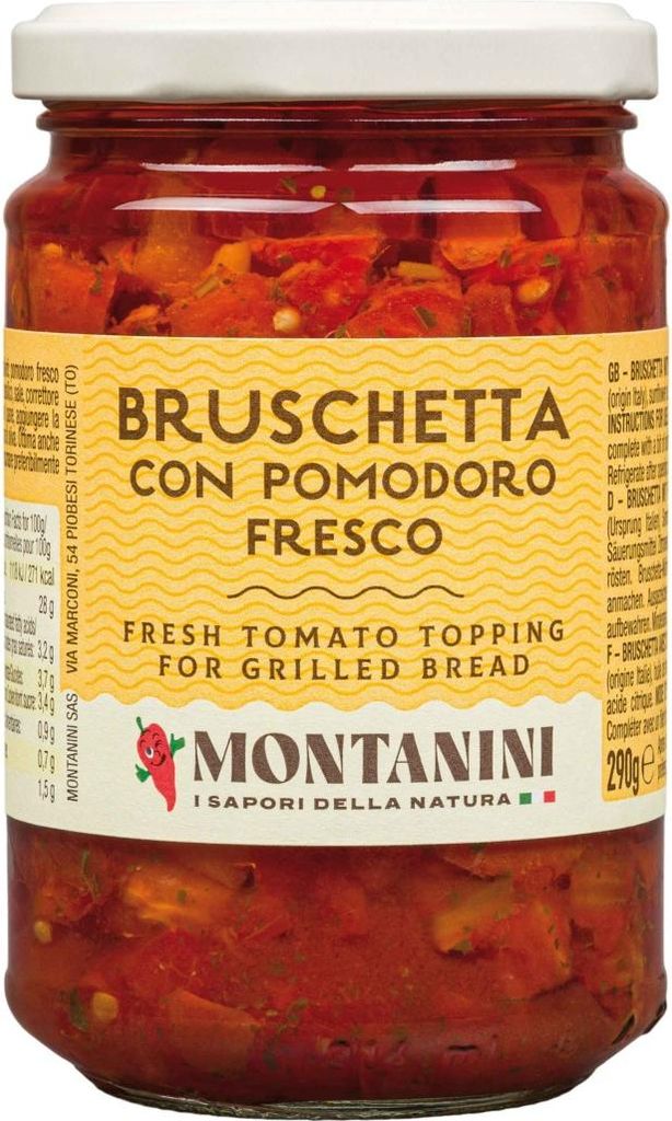 Montanini Sugo per Bruschetta con Pomodoro fresco 280 gr.