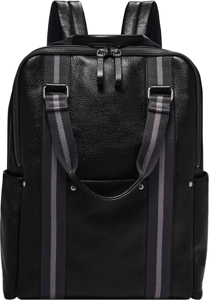 Sac à dos Fossil Houston Noir avec compartiment PC 15 pouces dédié