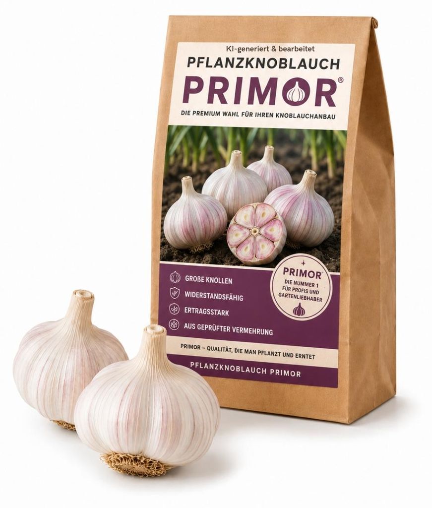 Pflanzknoblauch Primor 3 Knollen – aromatischer Knoblauch Produktbild 